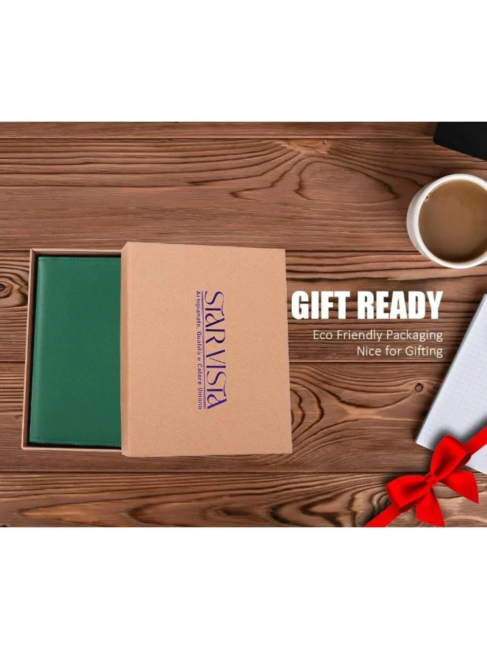 Minimalist Leather Passport Holder, RFID Blocking Travel Wallet, Slim Bifold